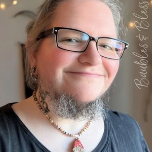 Sweet Cottagecore Gnome Necklace with Gaea Pendant
