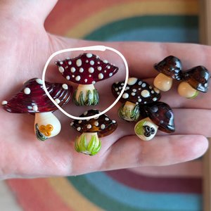 RESERVED: Custom Copy, Earthy Mushroom Necklace