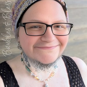 Whimsical Beach Pebble Necklace with Mermaid Glass