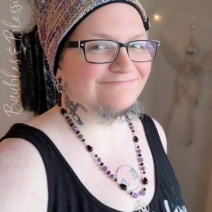 RESERVED for M: Purple Cauldron Necklace