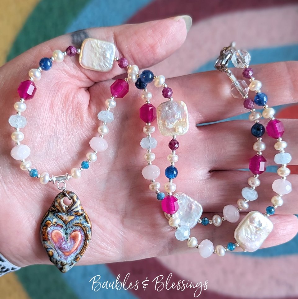 RESERVED for S: Heart Necklace