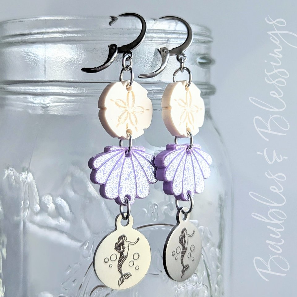 RAOK for Michelle: Mermaid Earrings