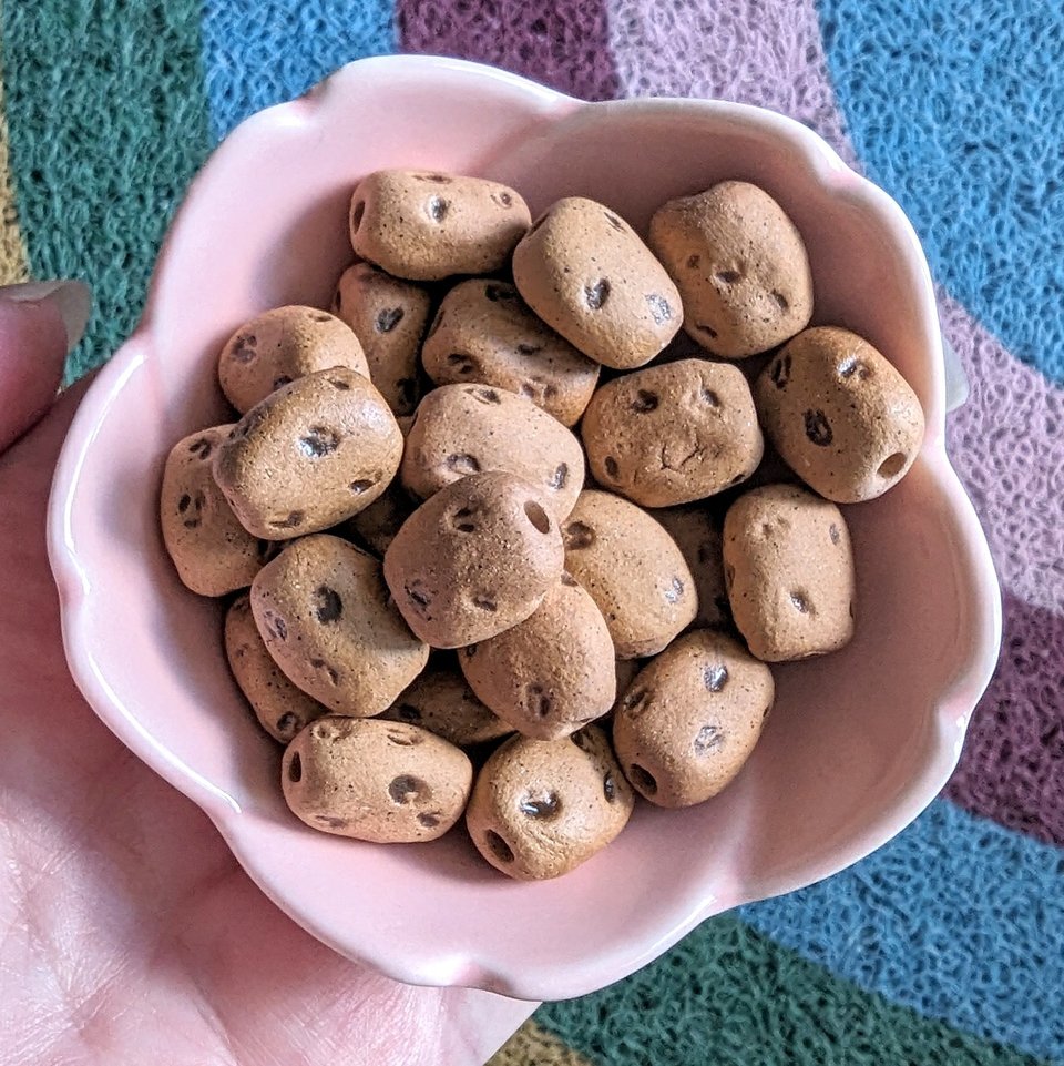 RESERVED for M: Custom Rainbow Necklace with Potato