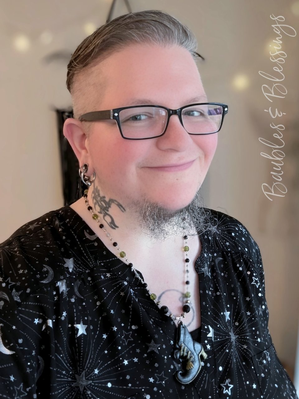 OOAK Witch's Boot Necklaces with Onyx & Pyrite
