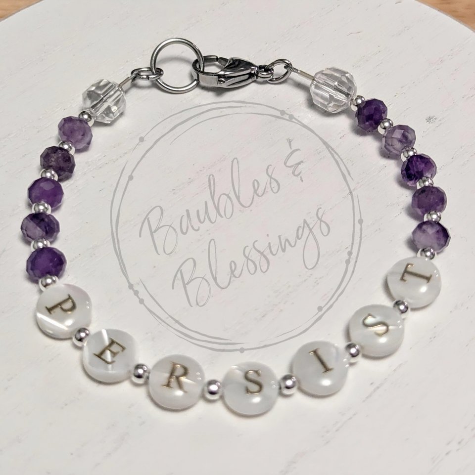 RESERVED for C: 7.5" PERSIST Bracelet