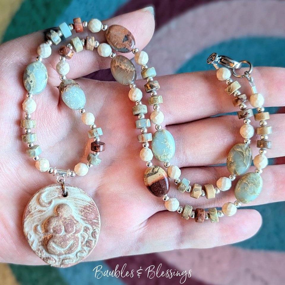 RESERVED for L: Willendorf Goddess Necklace