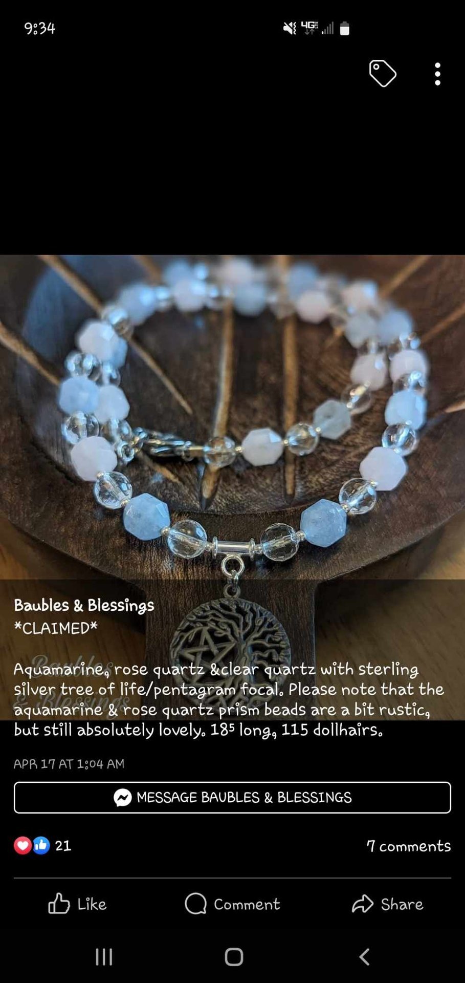 RESERVED for O: RAOK Necklace 