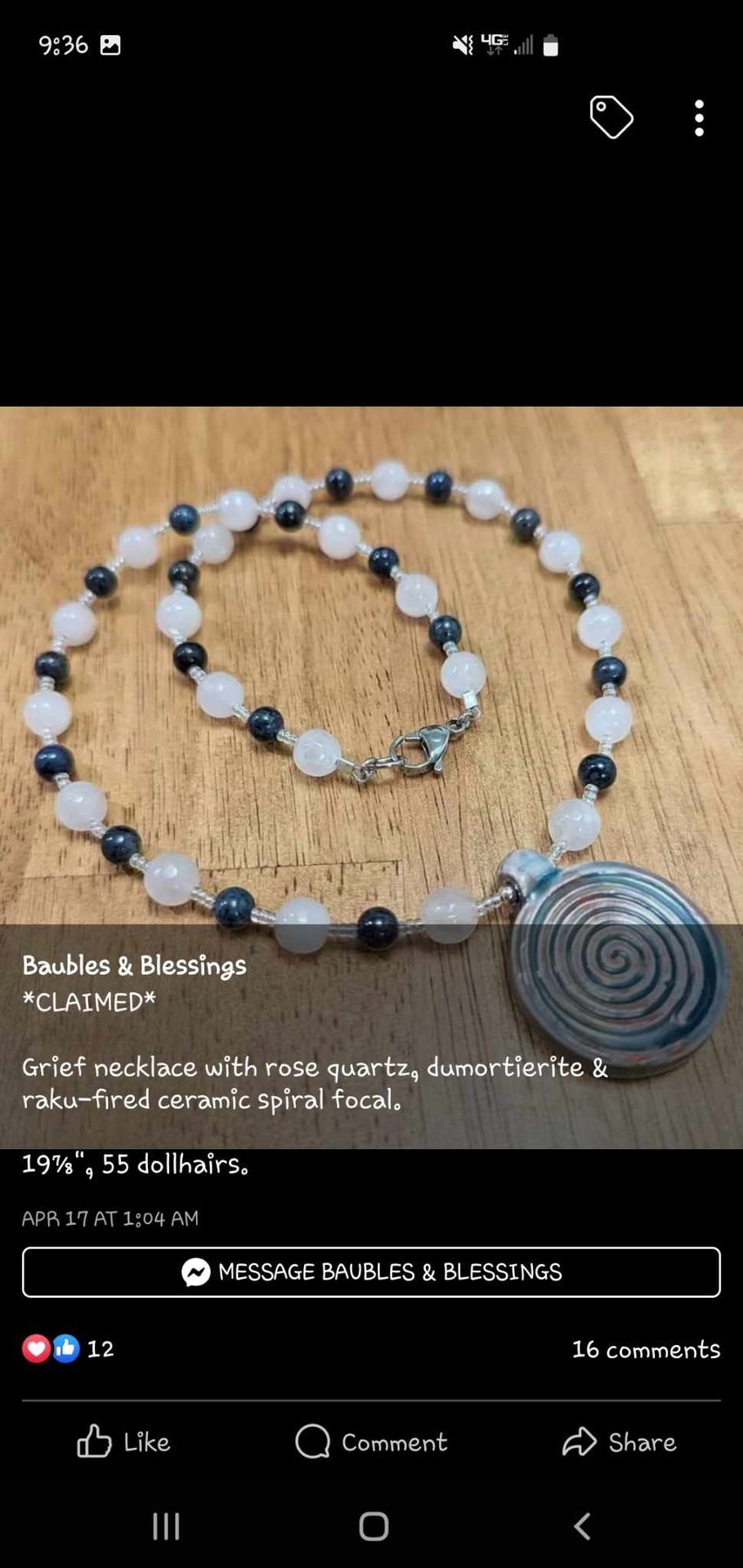 RESERVED for O: RAOK Necklace 