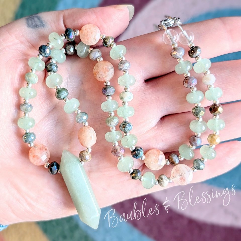 Inspired by Brighid: Heart Chakra Point Necklace