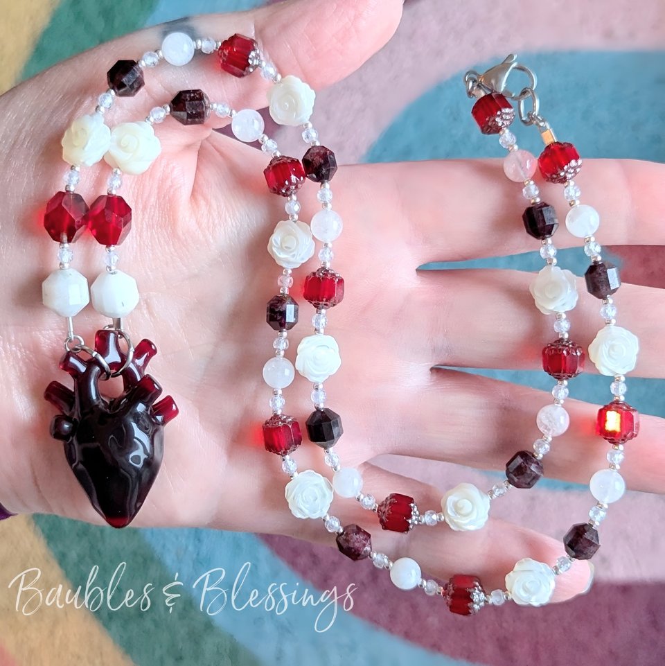 RESERVED for G: Queen of Hearts Necklace