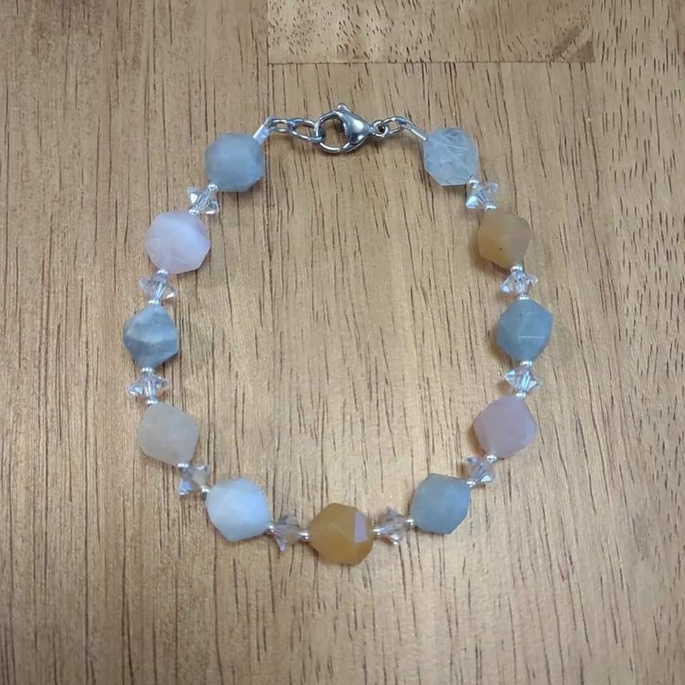 Mixed Beryl & Preciosa Crystal Bracelet