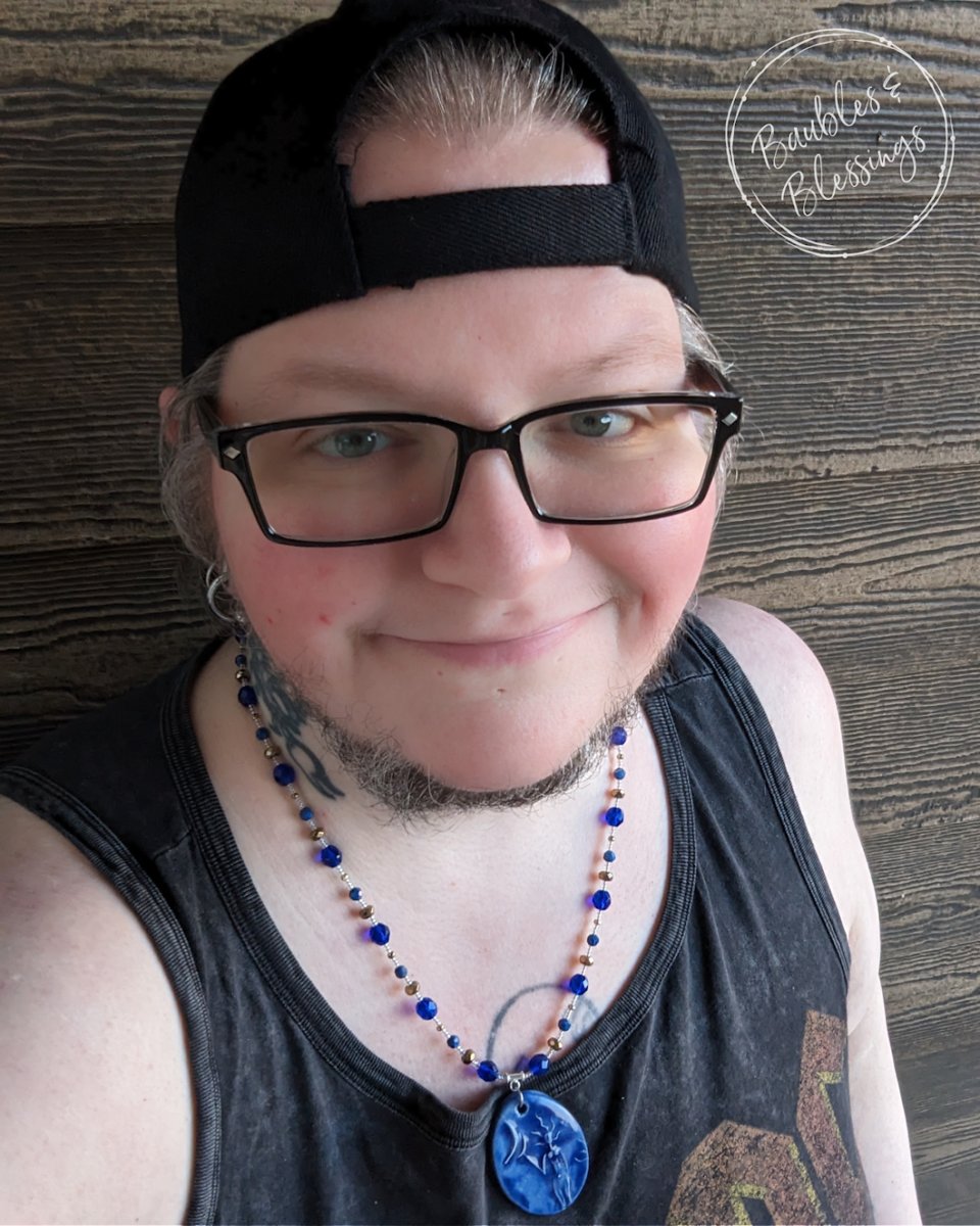 Goddess Necklace for Protection & Calming