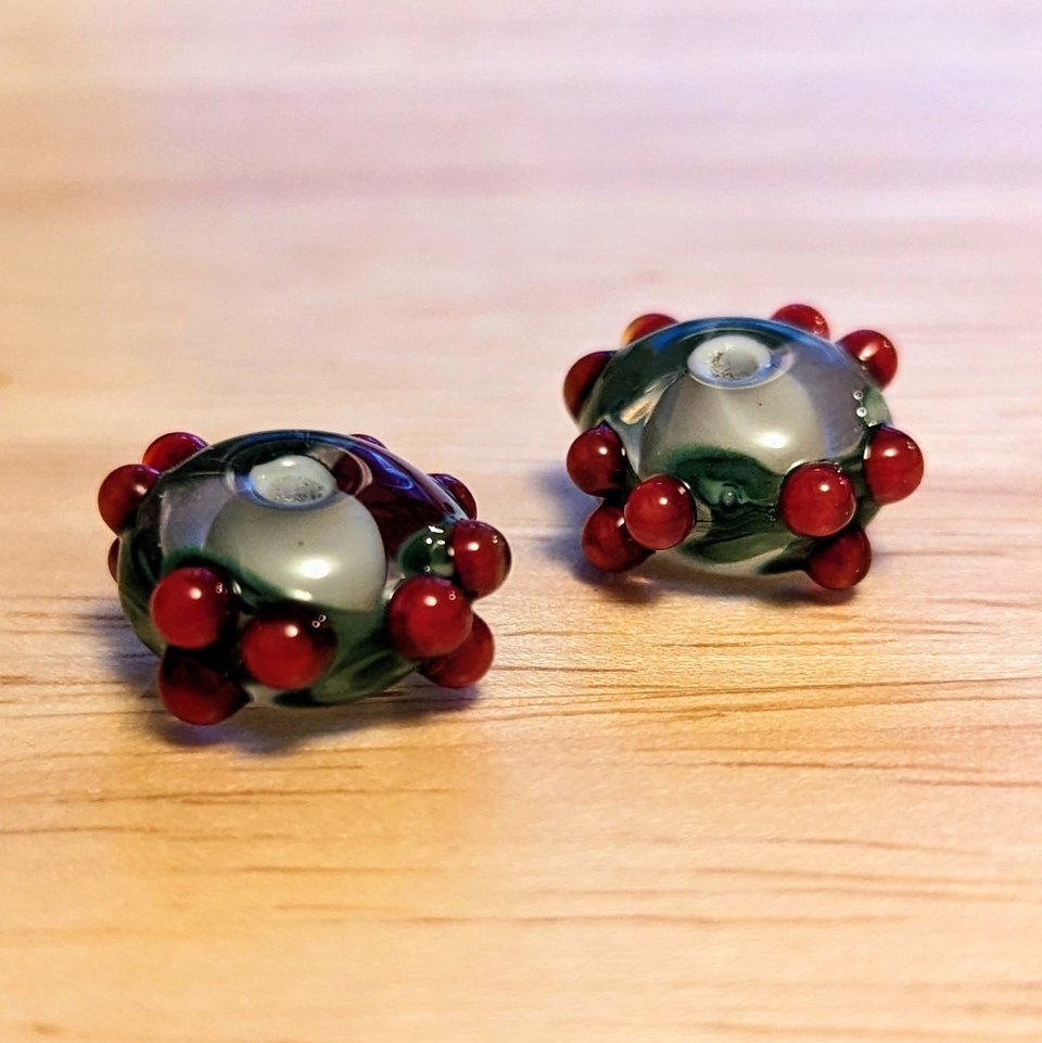 RESERVED for L: CUSTOM Jolly AF Holly Earrings 