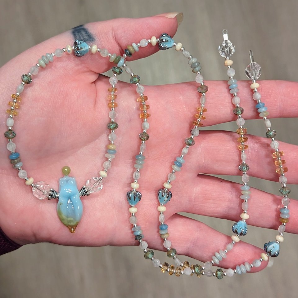 RESERVED for G: Balance, Custom Goddess Necklace