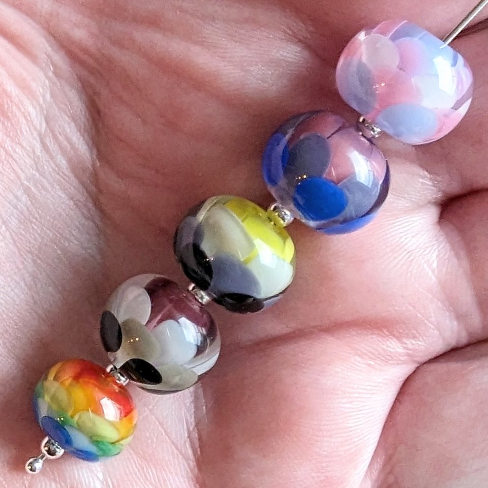 Elegant Rainbow Flower Bracelet with Quartz or Onyx (MTO)