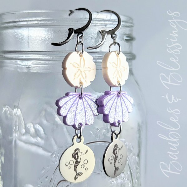 RAOK for Michelle: Mermaid Earrings