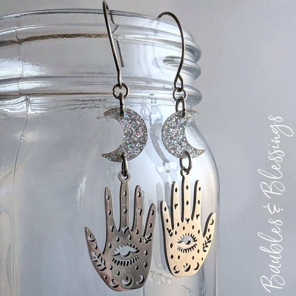 RAOK for A: Celestial Palm Earrings