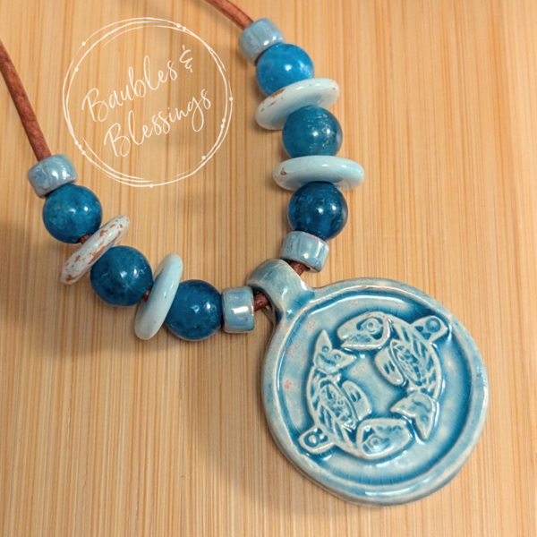 RESERVED for N: Orca Necklace with Kyanite