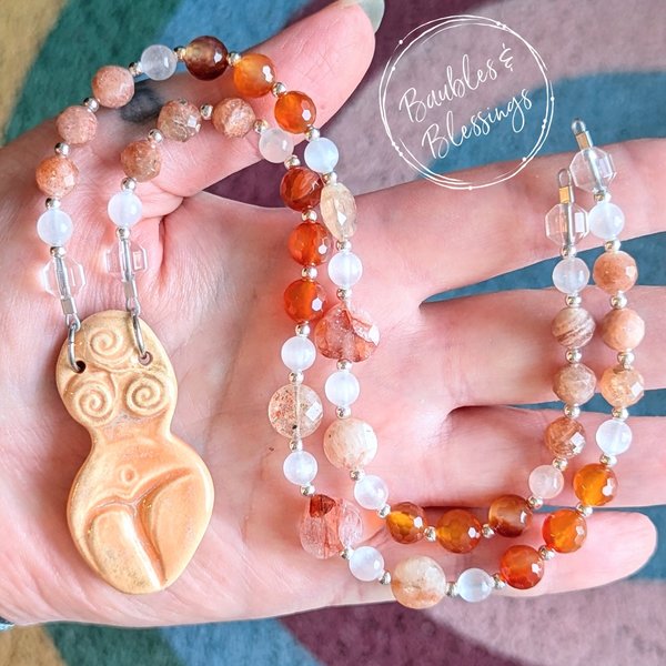 RESERVED for M: Balance, Brighid Devotional Necklace