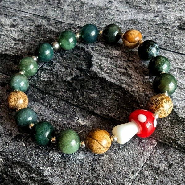 RESERVED for C: Mushie Bracelet